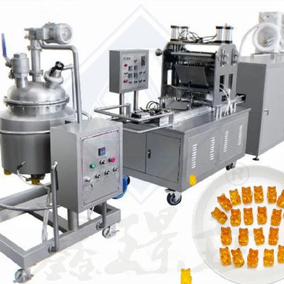 150 kg/h Bear Candy Making Productielijn Automatische machine voor de productie van hard snoep