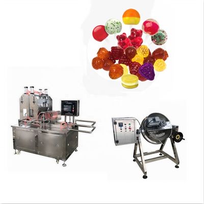 Soft Jelly Pectin Gummy 5g Semi Automatic 50kg/h Commerciële harde snoepmachine met 1,5KW