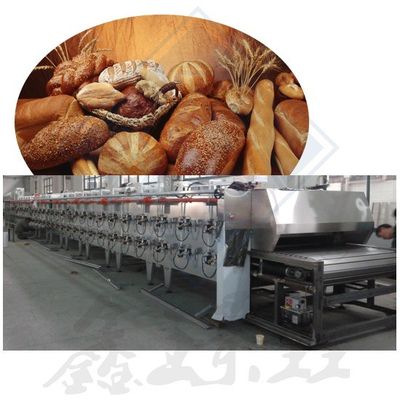 Gastunneloven voor het bakken van pita brood en cake in snack food