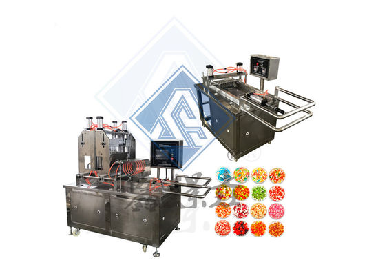 Hoog productie 500 kg snoepmachine voor Lollipop en Gummy Bear Productie in Shanghai