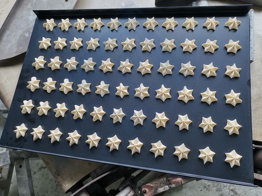 Hoogproductieve zilveren koekjes maken machine voor klant vereisten