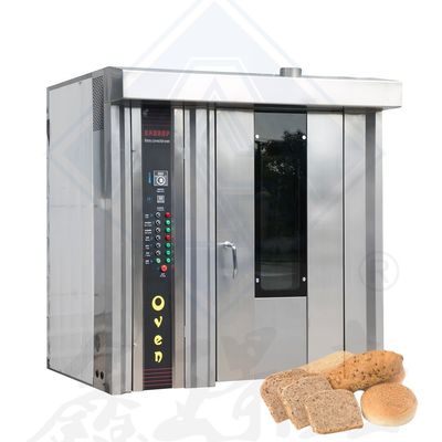 32 bakken One-Stop Bakkerij Machine Goed Elektrisch Koekje Brood Automatische Rotary Oven