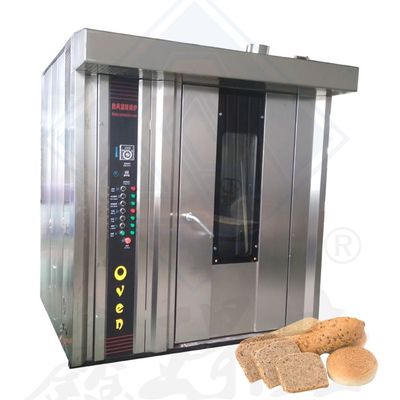32 bakken One-Stop Bakkerij Machine Goed Elektrisch Koekje Brood Automatische Rotary Oven