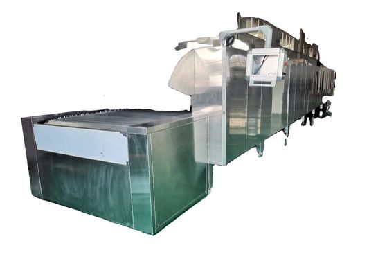 304 industriële tunneloven van roestvrij staal voor koekjes en koekjes van hoge productie