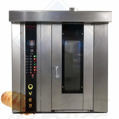 Applicatie voor snackfood 32 bakken Industriële elektrische roterende oven voor het bakken van pita brood