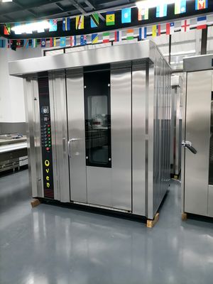 Bakkerij 32 Rotary Gas Industrial Electric Biscuit Cake Brood Bakoven voor restaurant