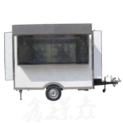 Bewaarcapaciteit 220 Mobiele aangepaste industriële met Canopy Square mobiele foodtruck