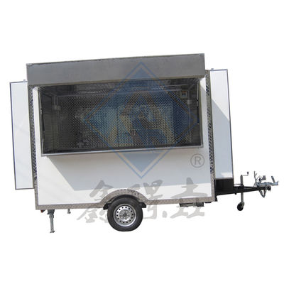 Bewaarcapaciteit 220 Mobiele aangepaste industriële met Canopy Square mobiele foodtruck