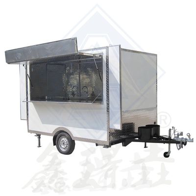 Bewaarcapaciteit 220 Mobiele aangepaste industriële met Canopy Square mobiele foodtruck