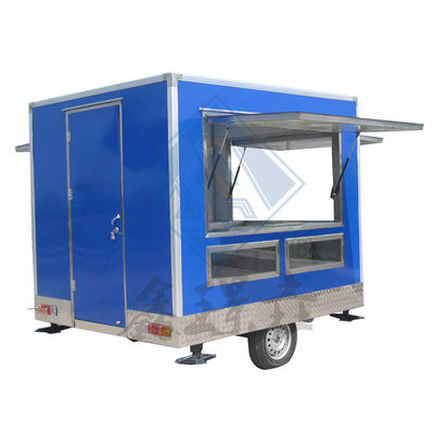 Op maat gemaakte 250 Mobile Single/Double Axles Industrial met Canopy Square Mobile Food Truck