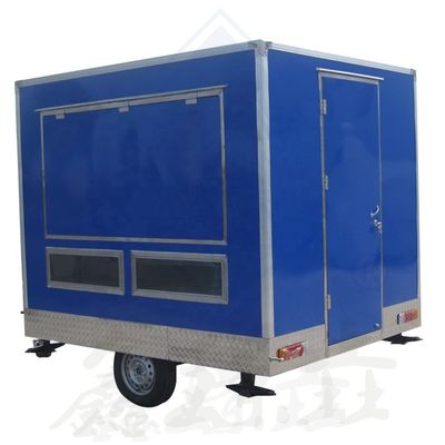 Op maat gemaakte 250 Mobile Single/Double Axles Industrial met Canopy Square Mobile Food Truck