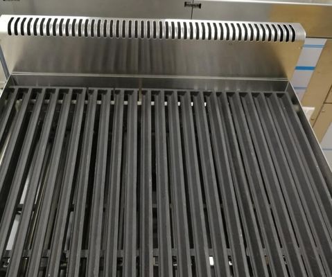 Elektrische roostergrill van roestvrij staal voor barbecue op tafel 400*650*480MM