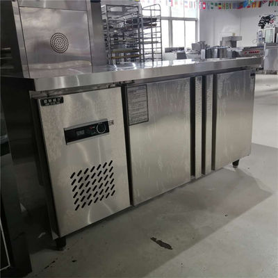 50-300L capaciteit roestvrij staal 4 laden vriezer kast werk tafel toonbank top 110V