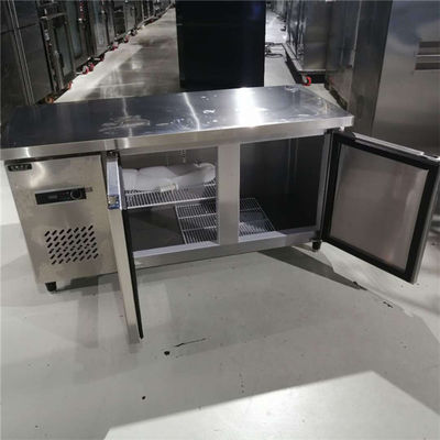 50-300L capaciteit roestvrij staal 4 laden vriezer kast werk tafel toonbank top 110V