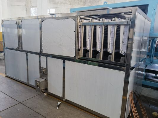 Huis 10 ton waterkoeling ijsblokjesmachine ijsmaker met 1000 kg ijsopslagcapaciteit
