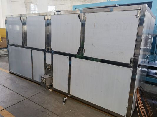 Huis 10 ton waterkoeling ijsblokjesmachine ijsmaker met 1000 kg ijsopslagcapaciteit