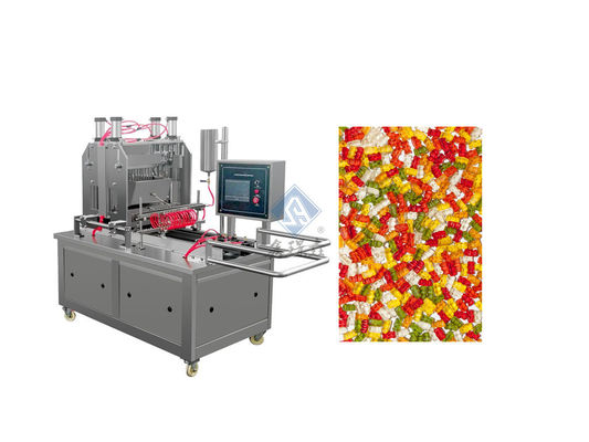 Fijne 50 kg/uur Gummy Bear Automatic Hard Soft Candy Maker voor andere industrieën