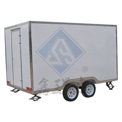 Bakkerij Food Service Trailer Cart 350CM Single/Double Axles Mobile Hot Dog Coffee Truck