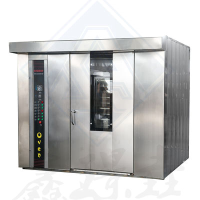 Voedselverwerkingsmachine 68 bakken Automatische roterende oven met stoomfunctie