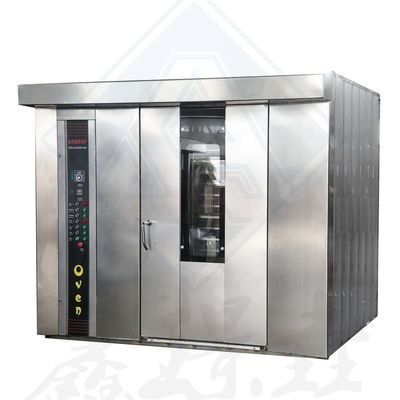 Voedselverwerkingsmachine 68 bakken Automatische roterende oven met stoomfunctie