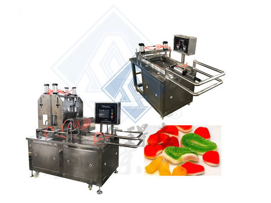 Shanghai Industrial Candy Making Machine 50 kg/uur Capaciteit voor Lollipop Toffee Gummy