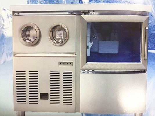 Commerciële 140P 63kg/dag ijskubbenmachine met 500kg ijsspeelcapaciteit