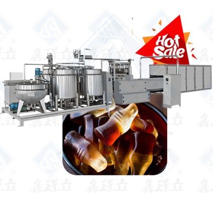 150-600 kg/uur Soft Bear Candy Jelly Gummy Maker met roestvrij staal