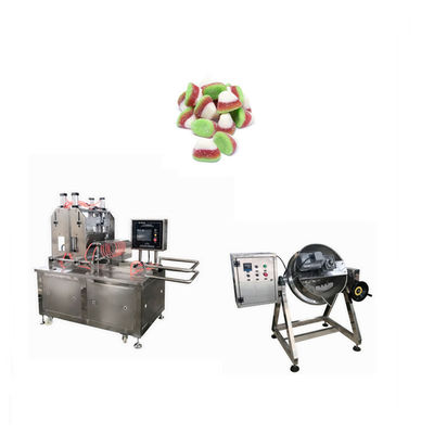 Voedsel en drank winkels Beer Worms Gummy Candy Depositing Machine met een hoge productiviteit