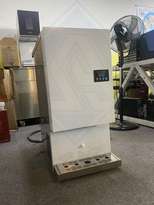 Industriële ijsmachine 60 kg Automatische ijsblokjesmaker Fijne maker Roestvrij staal 304