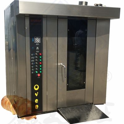 Lange levensduur 5 trays/10 trays Bakkerij Rotary oven met bak en spanning 380/220V