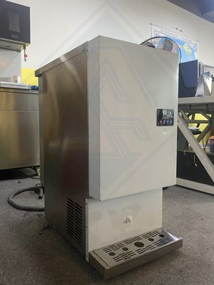 Industriële ijsmachine 40 kg Automatische ijsblokjesmaker waterkoeling roestvrij staal 304