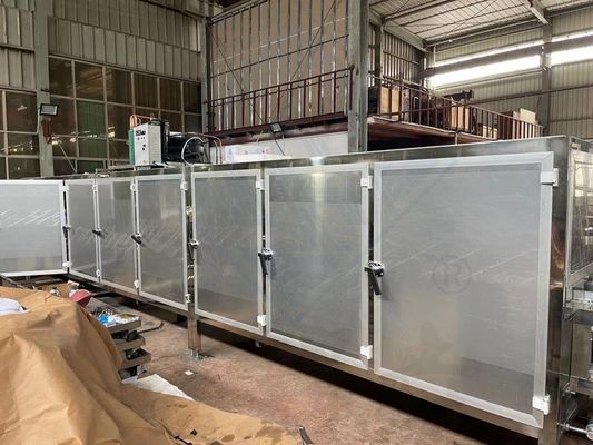 Hoge productie multifunctionele tarwe meel industriële tunneloven voor fijne koekjes