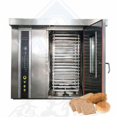 Goed gemaakte elektrische gas-diesel roterende oven voor het bakken van 68 bakken