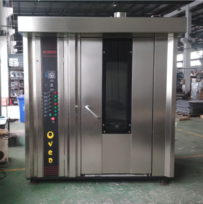 50 kg 16 bak Industrial Gas Rotary Bakoven Bakkerij Elektrisch rek Frans voor bakken
