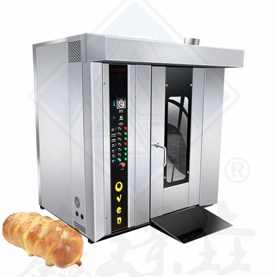 Elektrisch gemaakt melk biscuit cake brood automatische roterende oven met stoomfunctie