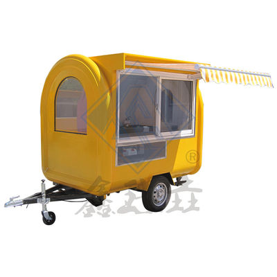 Outdoor Street Vending 300CM Double Axle Mobile Food Truck met en op maat gemaakte ontwerp