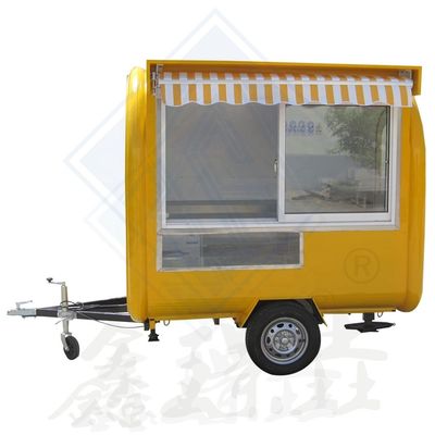 Outdoor Street Vending 300CM Double Axle Mobile Food Truck met en op maat gemaakte ontwerp