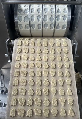 3kw vierkante zoete melk koekjes machine koekjesmaker voor het bedrijfsleven