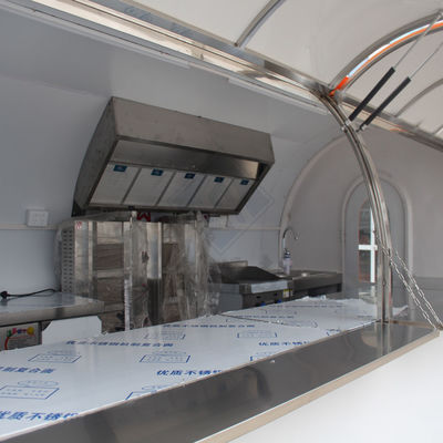Street Snack Pancake mobiele foodtruck met 220V spanning en 1000kg laadvermogen