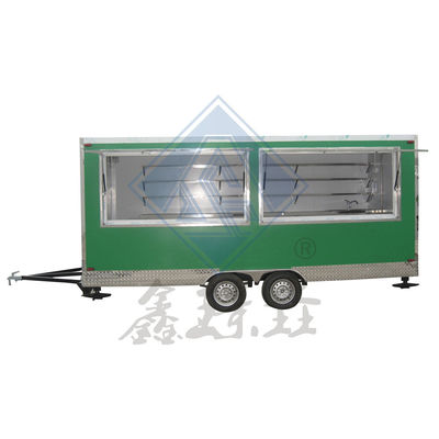 Industriële 450CM mobiele voedseltruck met een mooi ontwerp en 3KW aangepaste kookapparatuur