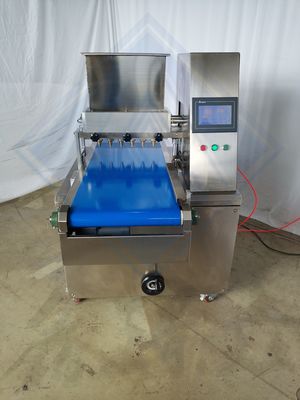 Kleine automatische commerciële koekjesmachine zilveren ontwerp voor koekjes productie-installatie