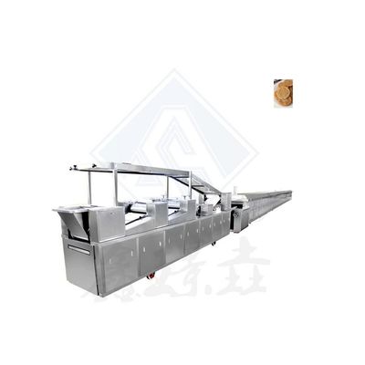 Restaurant moet hebben 500kgs/h Hard Crisp Cookies Automatische Cupcake Elektrische Tunneloven