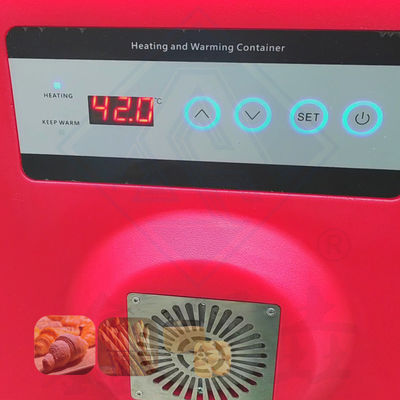 90L elektrische rotatievorming geïsoleerde doos voor het verwarmen en serveren zonder platen