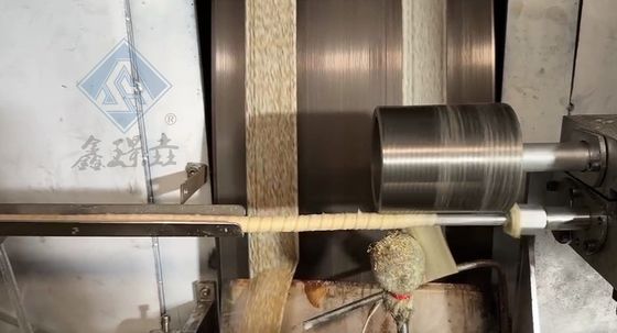 Machine voor het maken van eierrolletjes met een totale gasvermogen van 8 kW en een capaciteit van 60-80 kg maïsvulling per uur