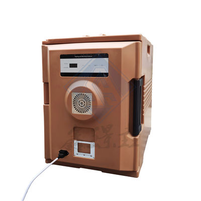 53x33.5x51cm Innerlijke grootte LLDPE voedselkwaliteit Plastic Heat Electric Warmer Food Box met PU Foam