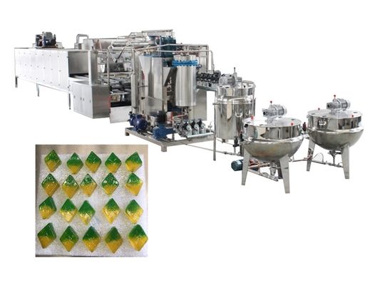 150 kg/uur snoepdepotmachine voor de industriële productie van beertoffee en lollipop