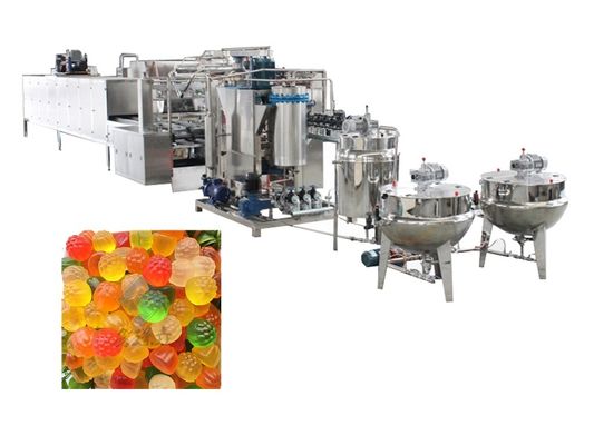 150 kg/uur snoepdepotmachine voor de industriële productie van beertoffee en lollipop