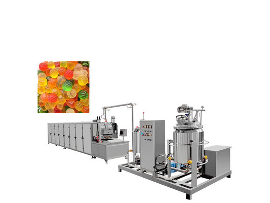70KW Hard Candy Making Machine voor automatische 150kg/h Toffee Sweets Productie Lijn