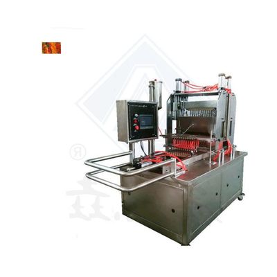 Gelatine van roestvrij staal Gummy Candy Depositing Machine 500kgs/h voor een soepele productie