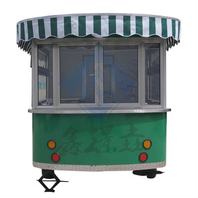 Gepersonaliseerde industriële ronde model mobiele foodtruck voor koffie en voedsel